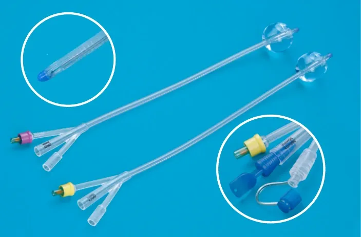 3 Way Silicone Foley Catheter